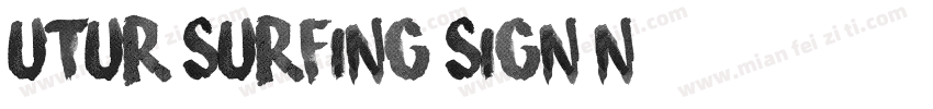 Future Surfing Sign Pen字体转换